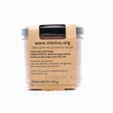 Paté de olivas empeltre en AOVE 110 g | Producto solidario
